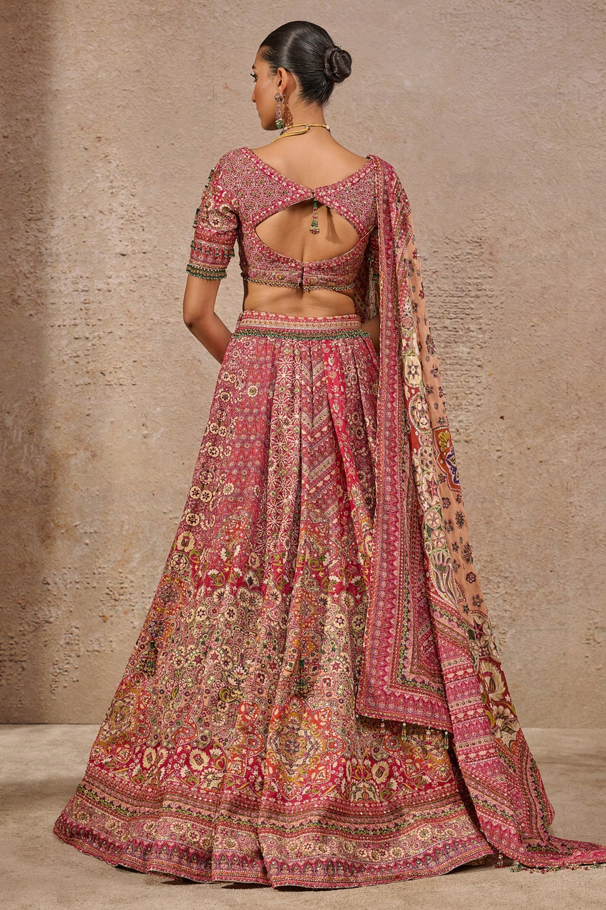Timeless Kashida Embroidered Bridal Lehenga