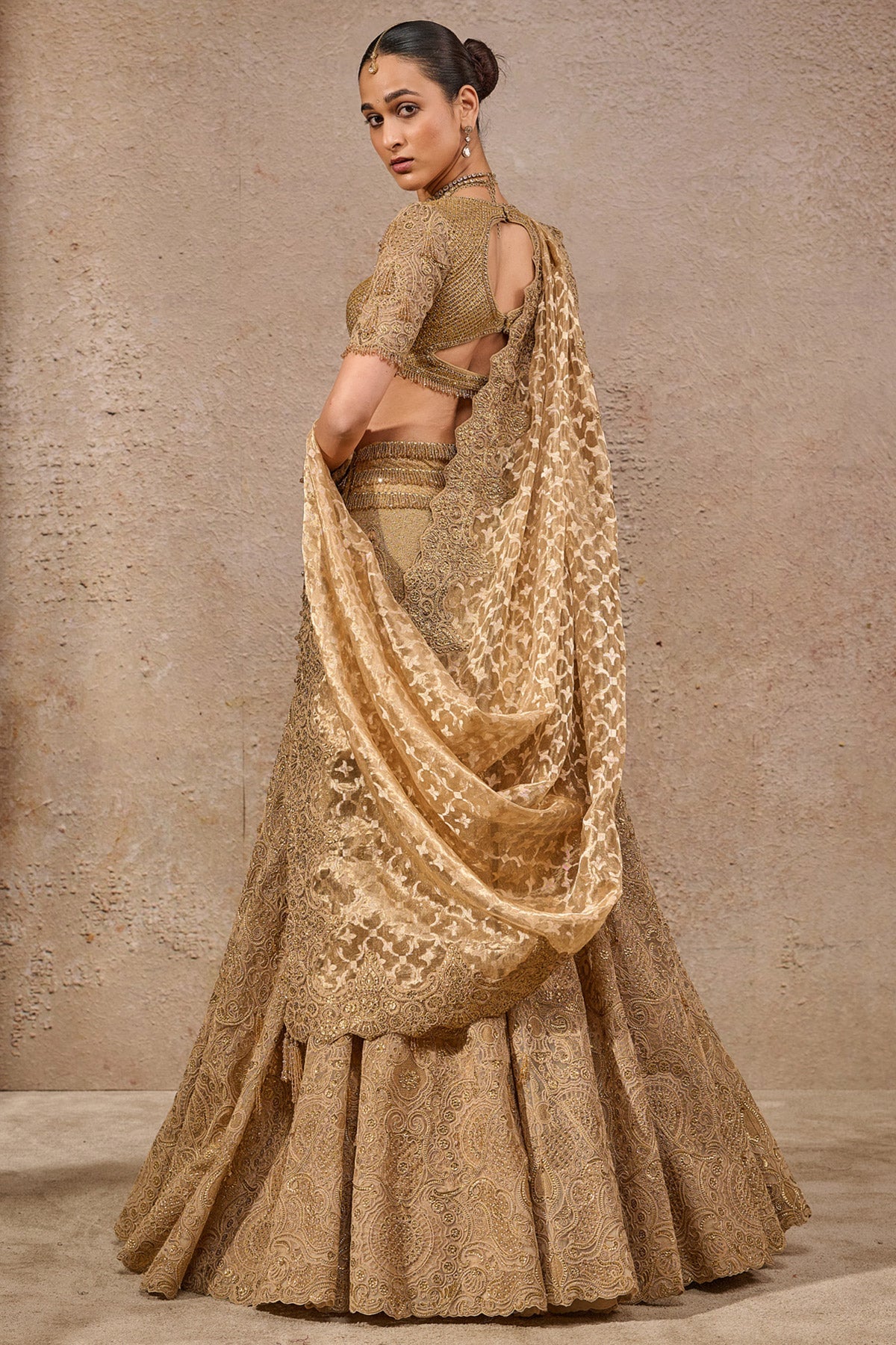 Resham Embroidered Lehenga