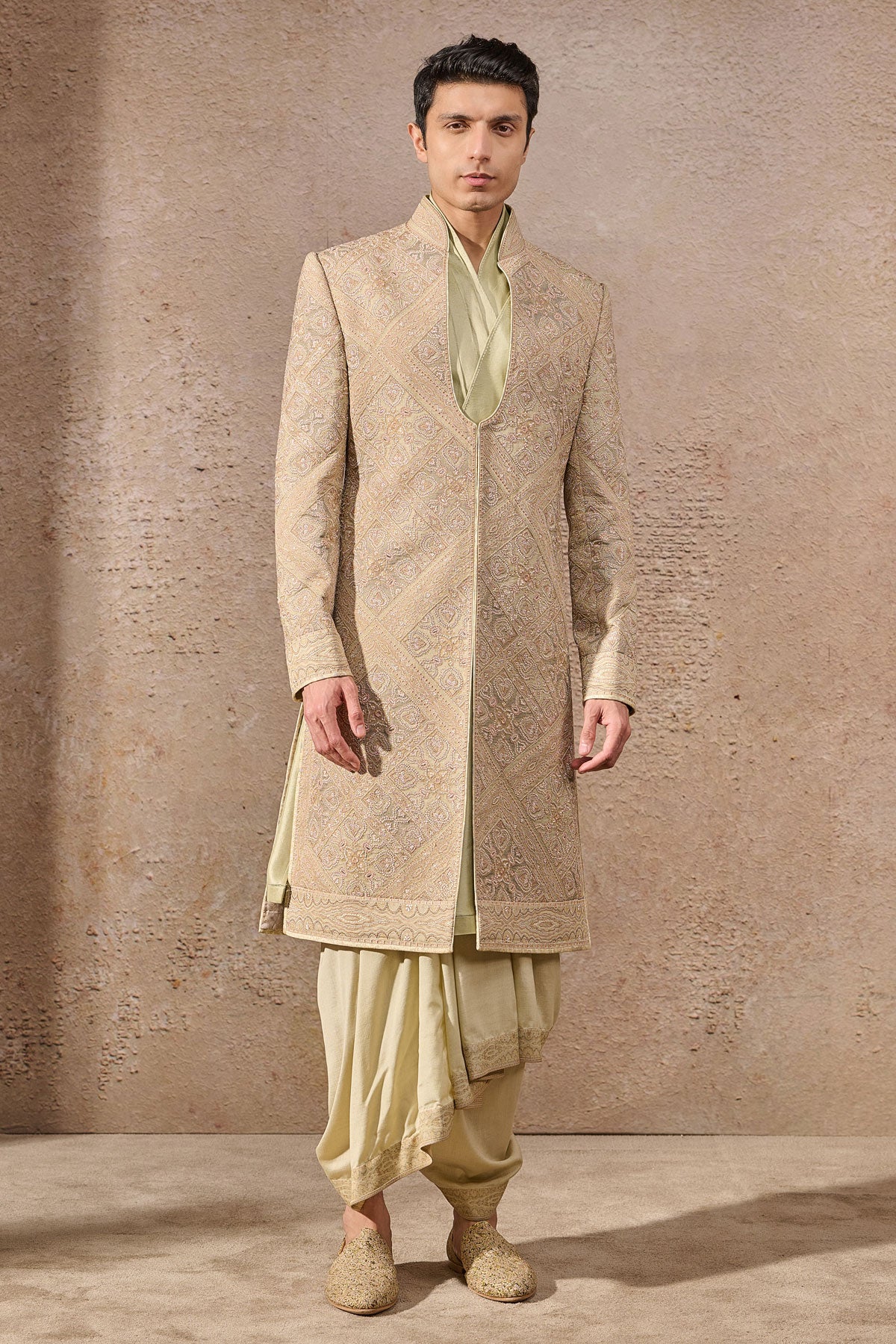 Multicolor Thread Embroidery Sherwani