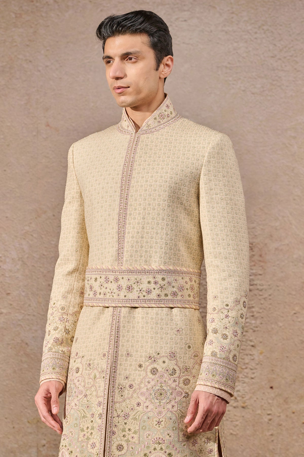 Multicolour Printed Sherwani