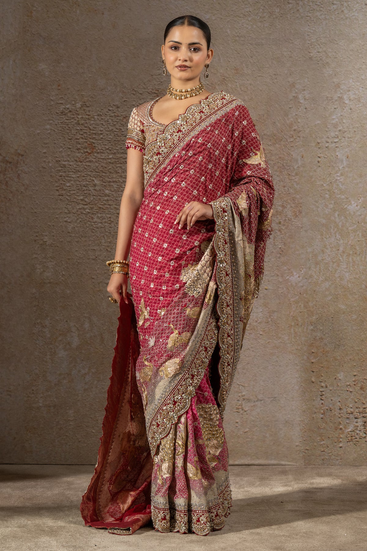 Embellished Signature Pichwai Saree