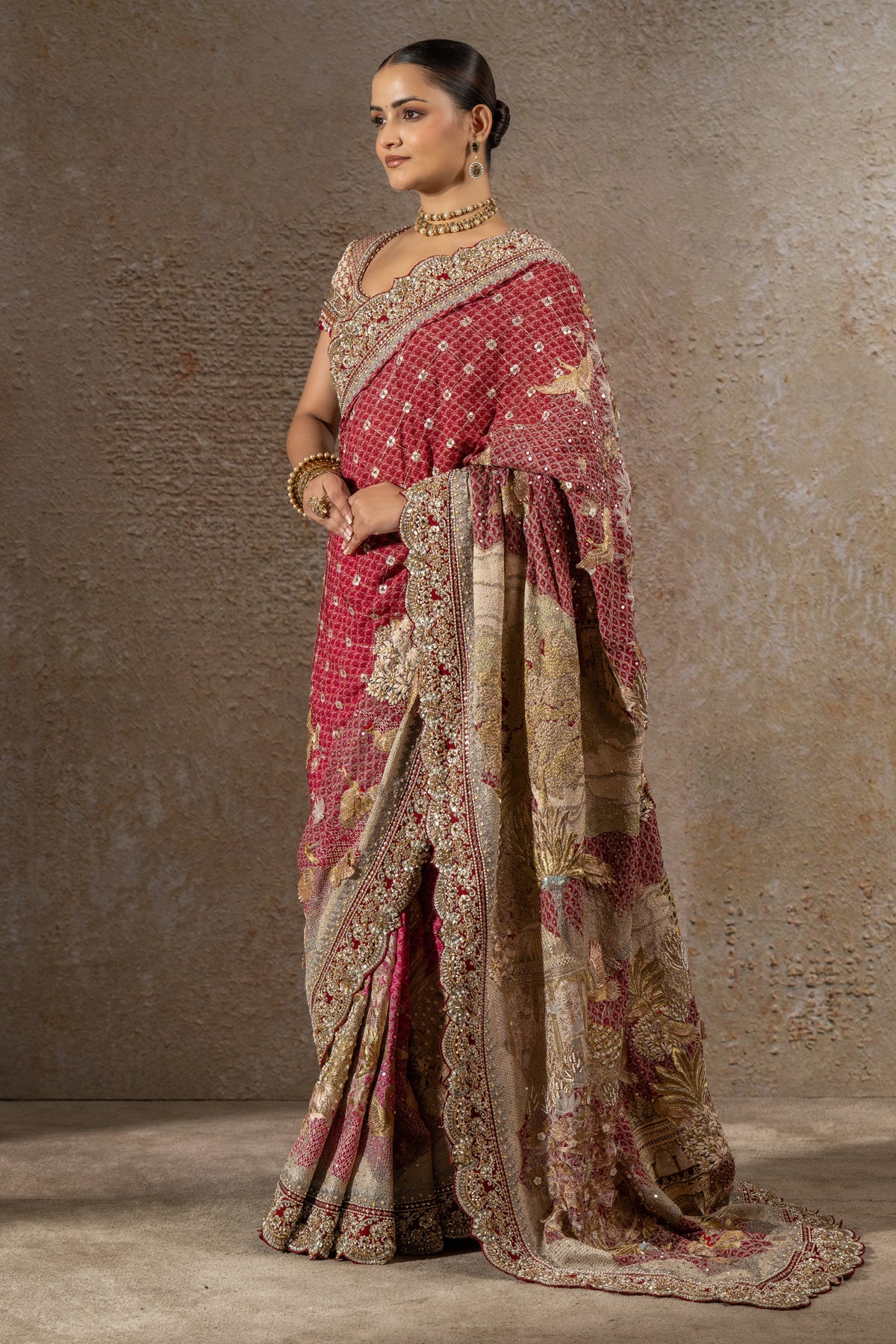 Embellished Signature Pichwai Saree