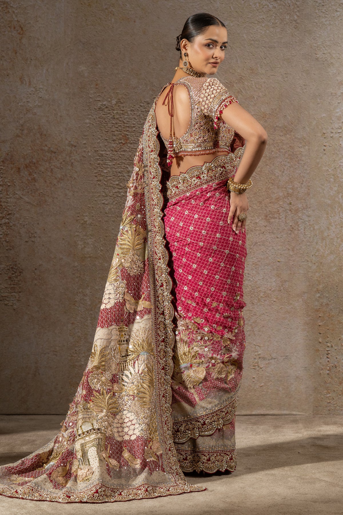 Embellished Signature Pichwai Saree