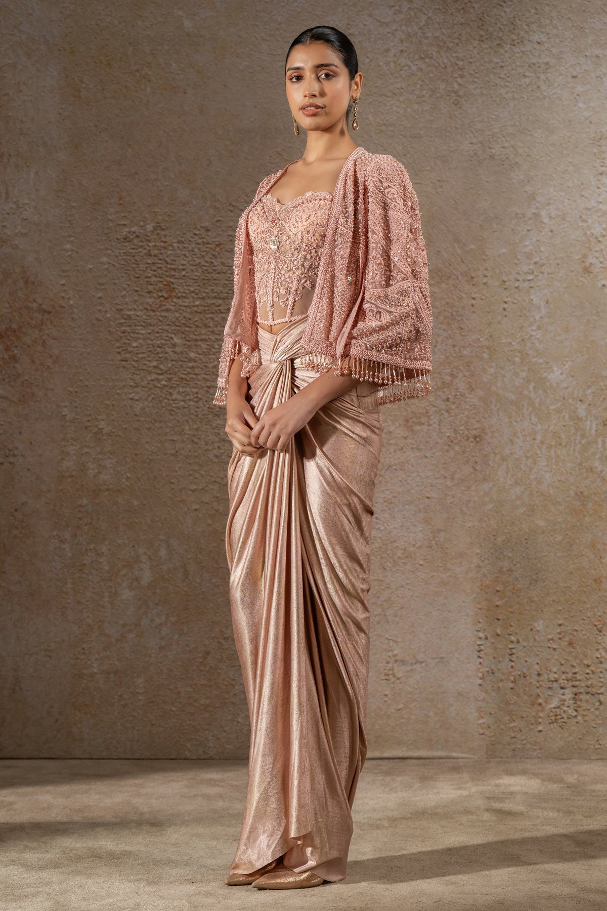 Draped Skirt & Corset Cape