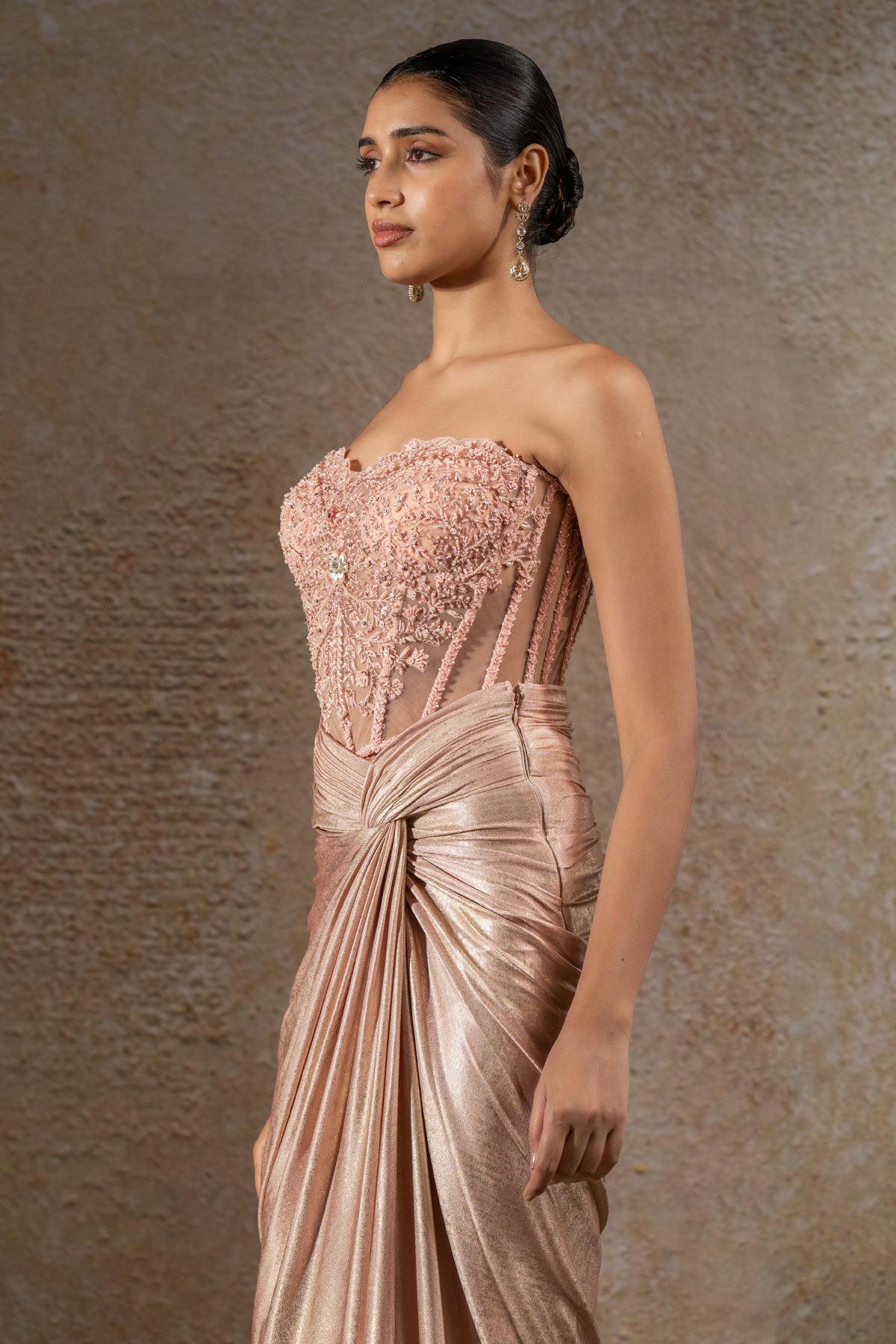 Draped Skirt & Corset