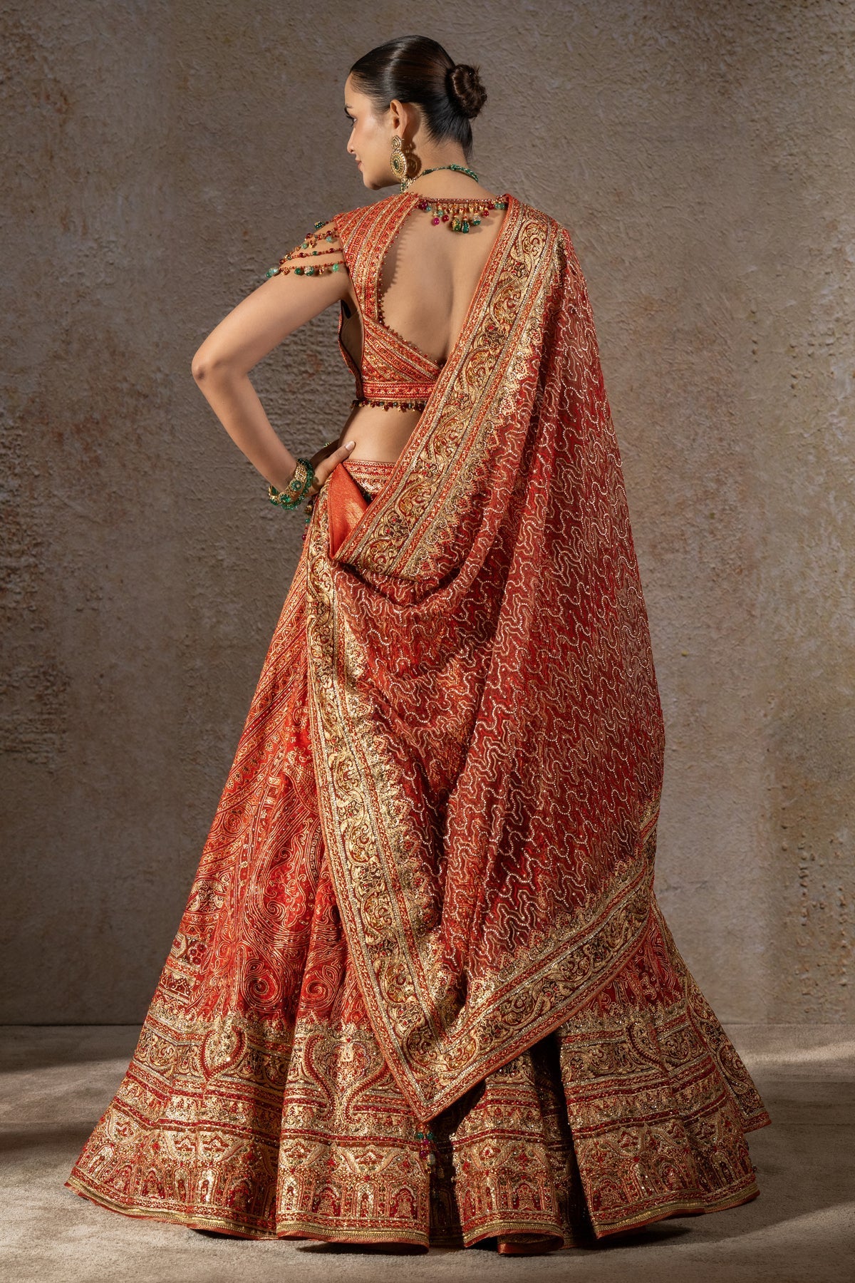 Paisley Kashida Lehenga