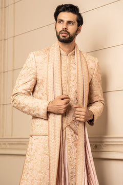 Gara Embroidered Sherwani