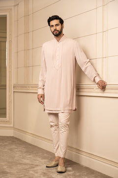 Kurta Designed In Silk-Georgette Fabric