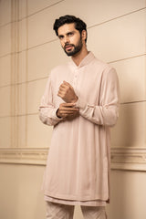 Kurta Designed In Silk-Georgette Fabric