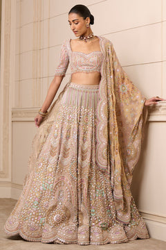 Lehenga, Blouse, and Dupatta