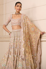 Lehenga, Blouse, and Dupatta