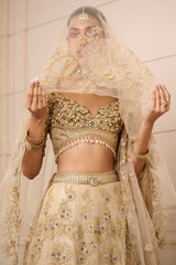 Lehenga, Blouse, and Dupatta