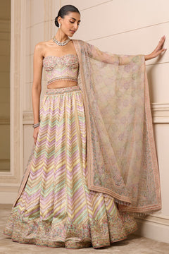 Lehenga, Blouse, and Dupatta