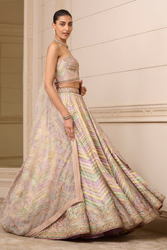 Lehenga, Blouse, and Dupatta