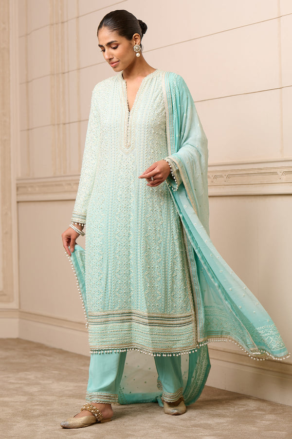 Kurta, Trouser, and Dupatta