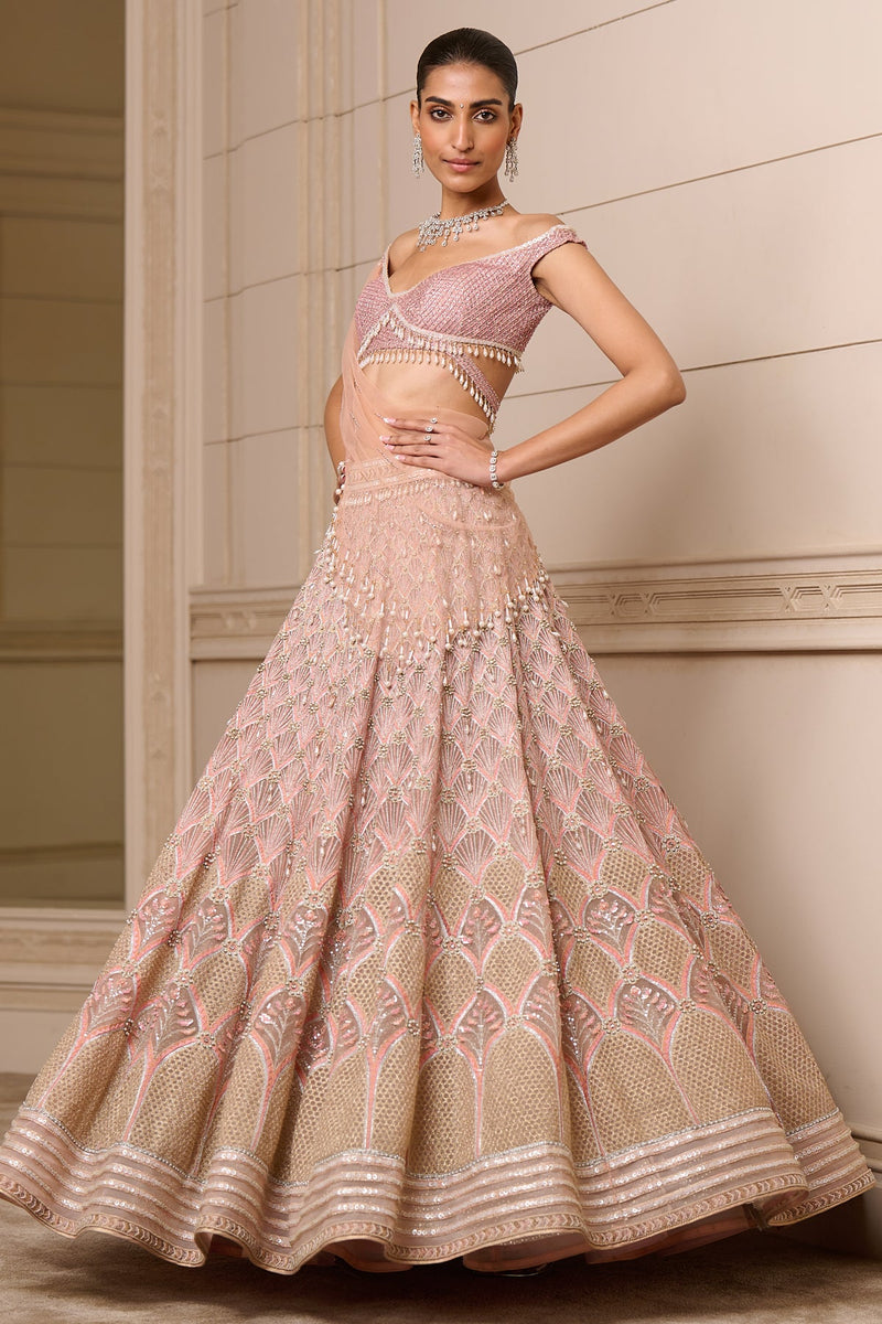 Lehenga, Blouse, and Dupatta