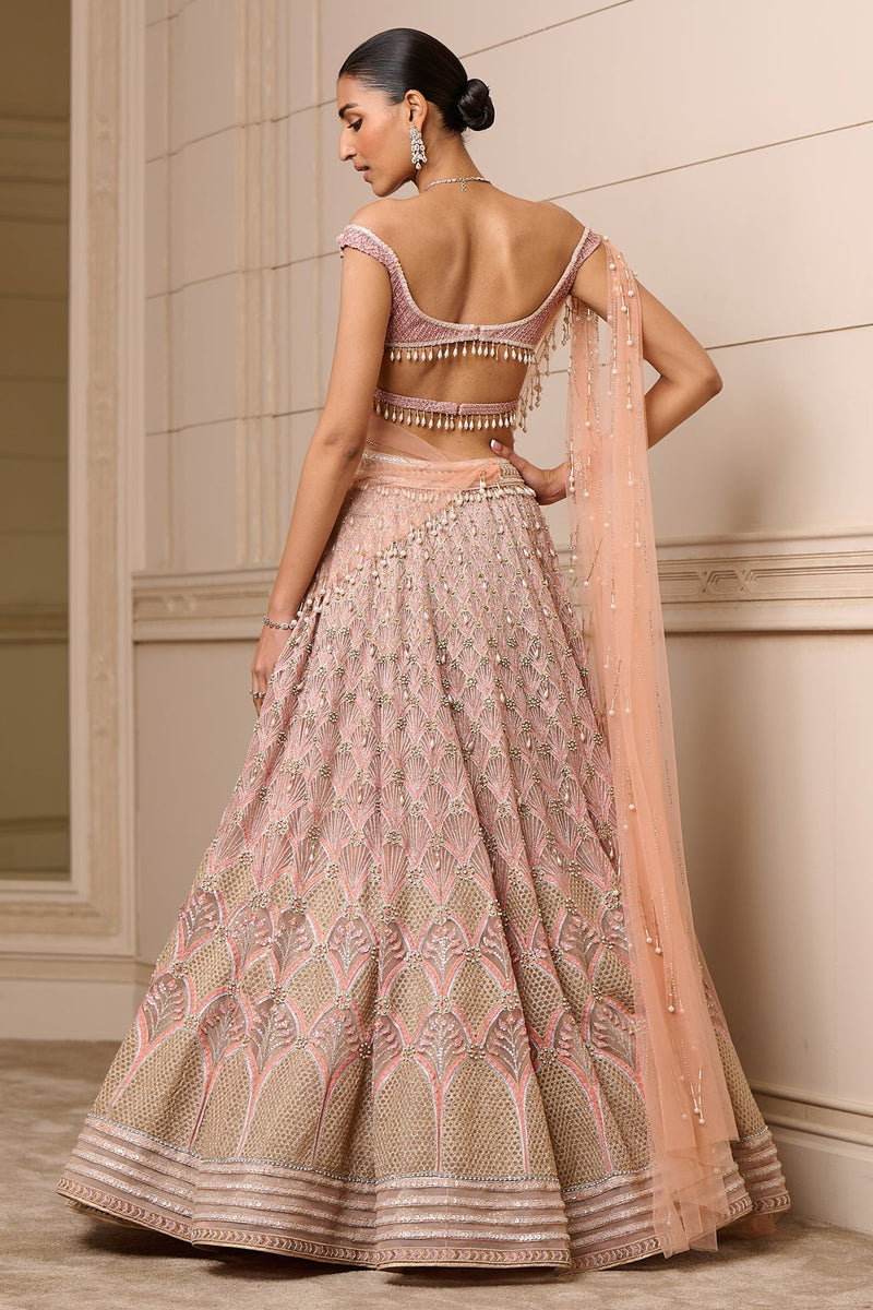 Lehenga, Blouse, and Dupatta