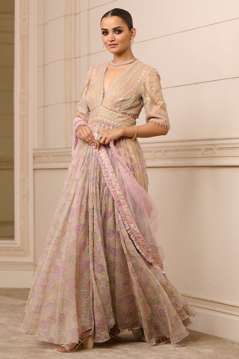 Anarkali, Churidar, and Dupatta