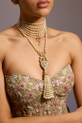 Pearl Multi Layered Choker