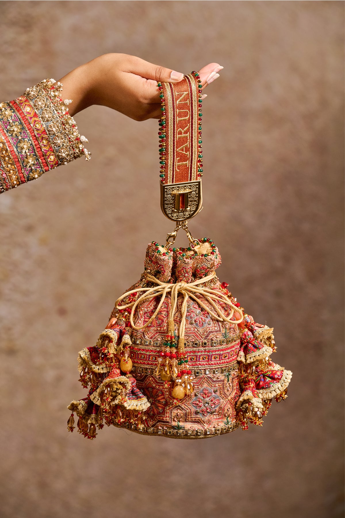 Embroidered Potli