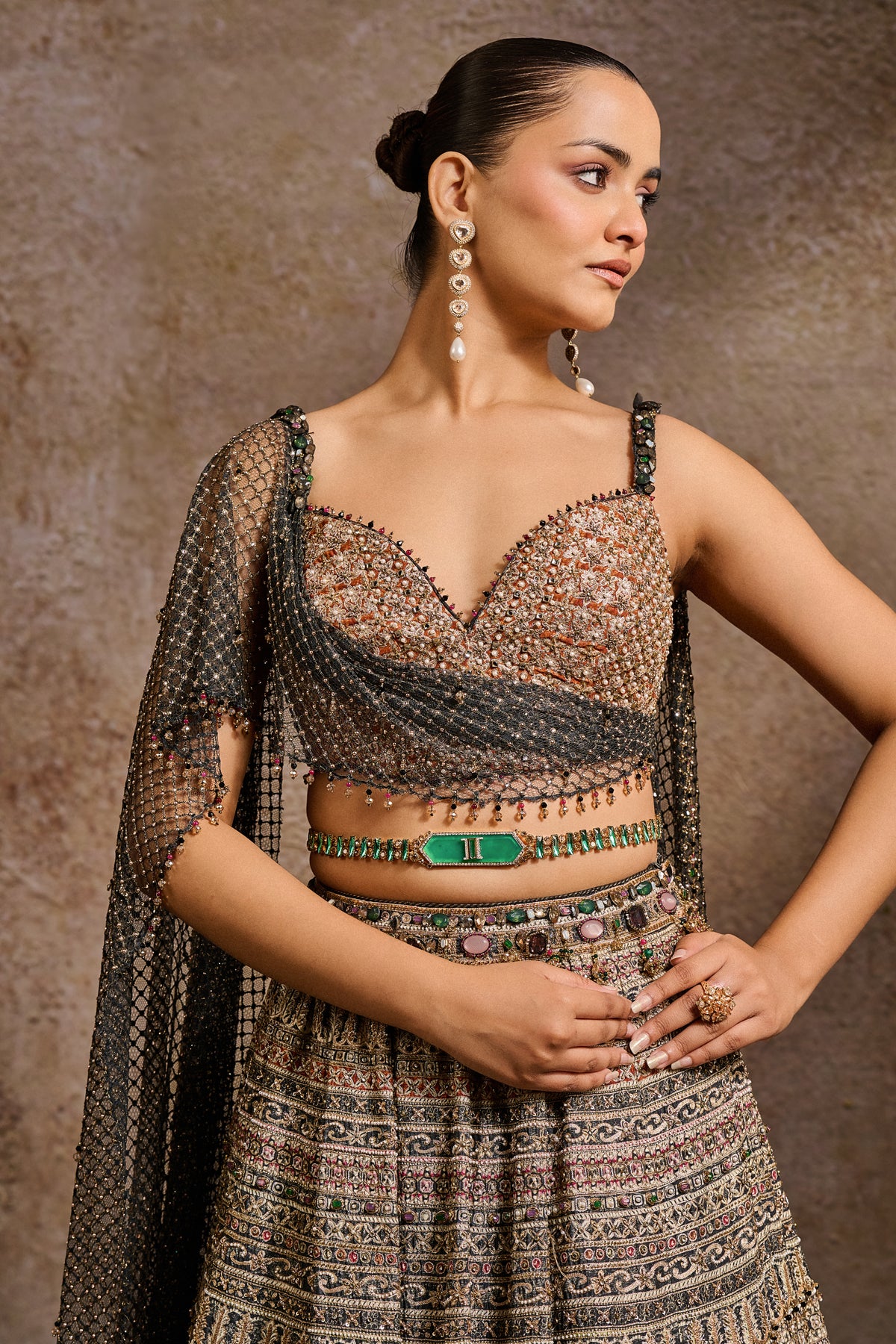 Jewelled Brooch Belt