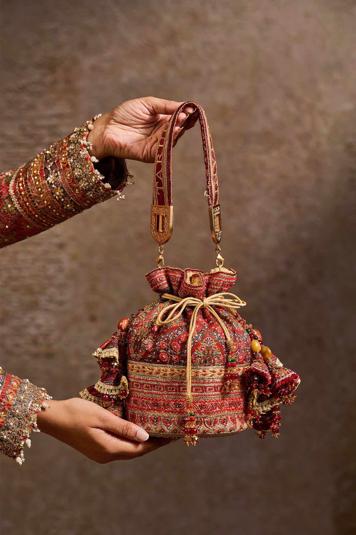 Embroidered Potli