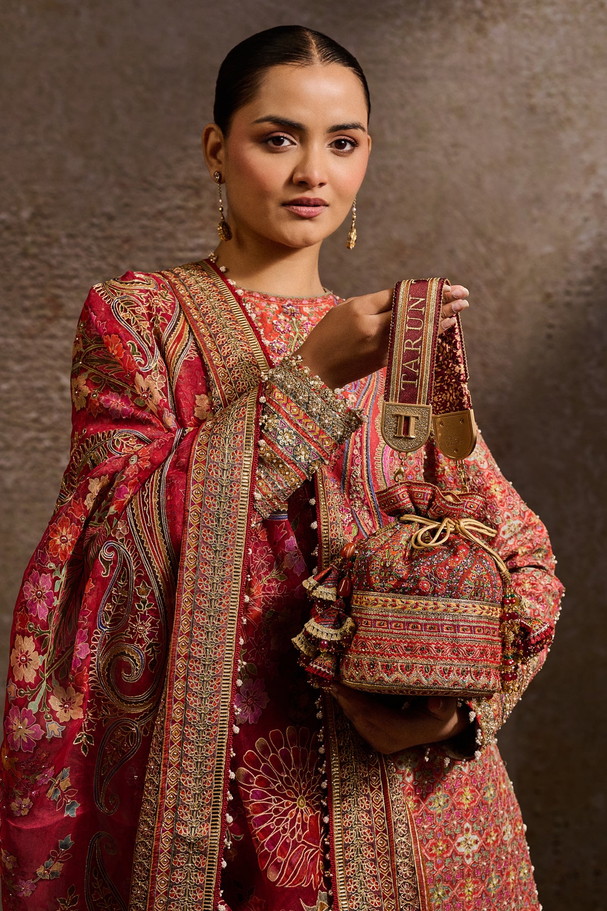 Embroidered Potli