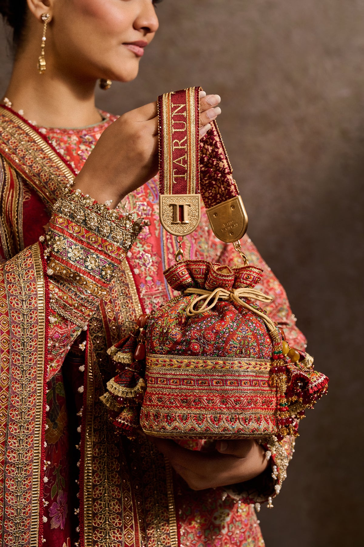 Embroidered Potli