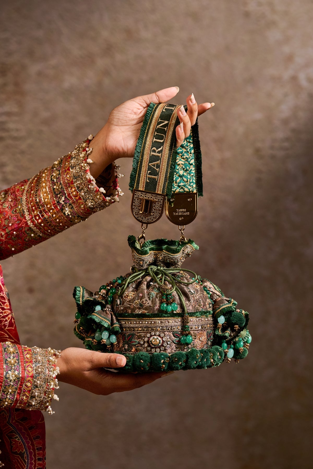 Embroidered Potli