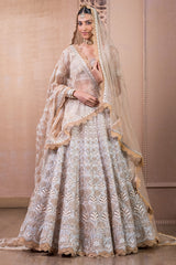 Lehenga, Blouse, Dupatta, and Veil