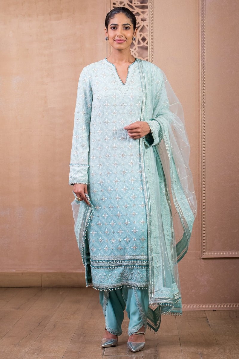 Kurta, Trouser, and Dupatta