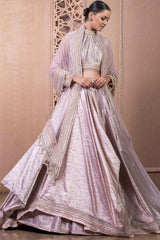 Lehenga, Blouse, Drape, And Dupatta