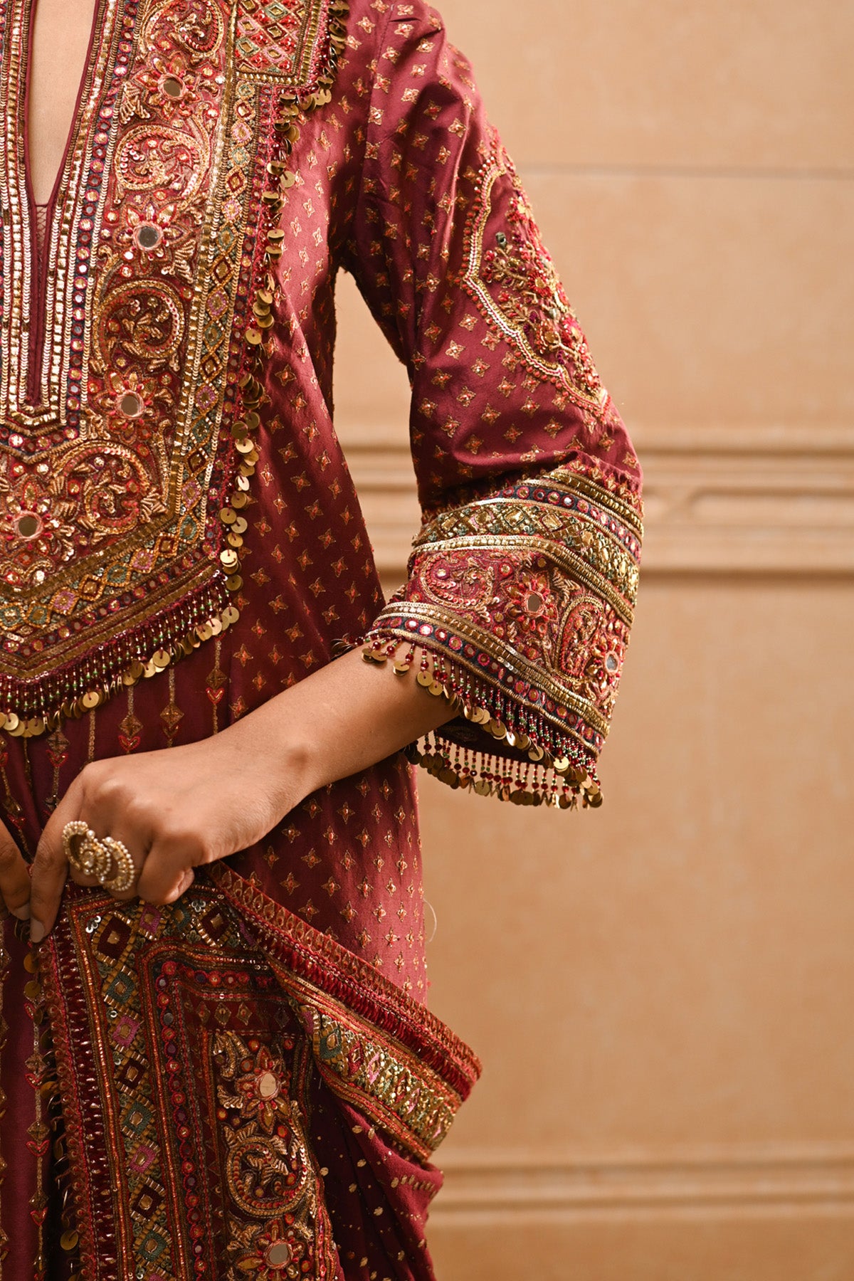 Zubeda Embroidered Kurta Set