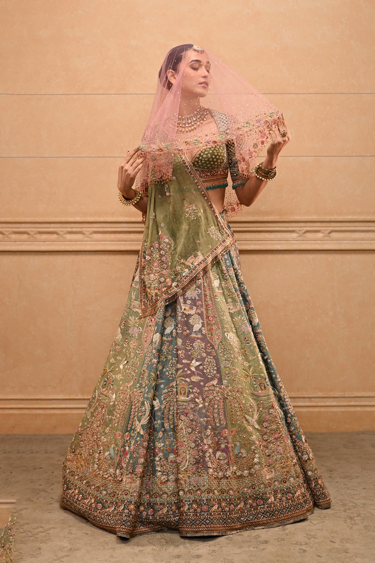 Pichwai Bridal Lehenga