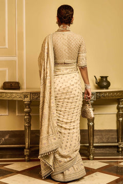 Chikankari saree with blouse