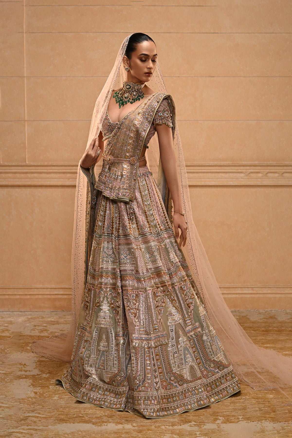 Shikhar Motif Lehenga