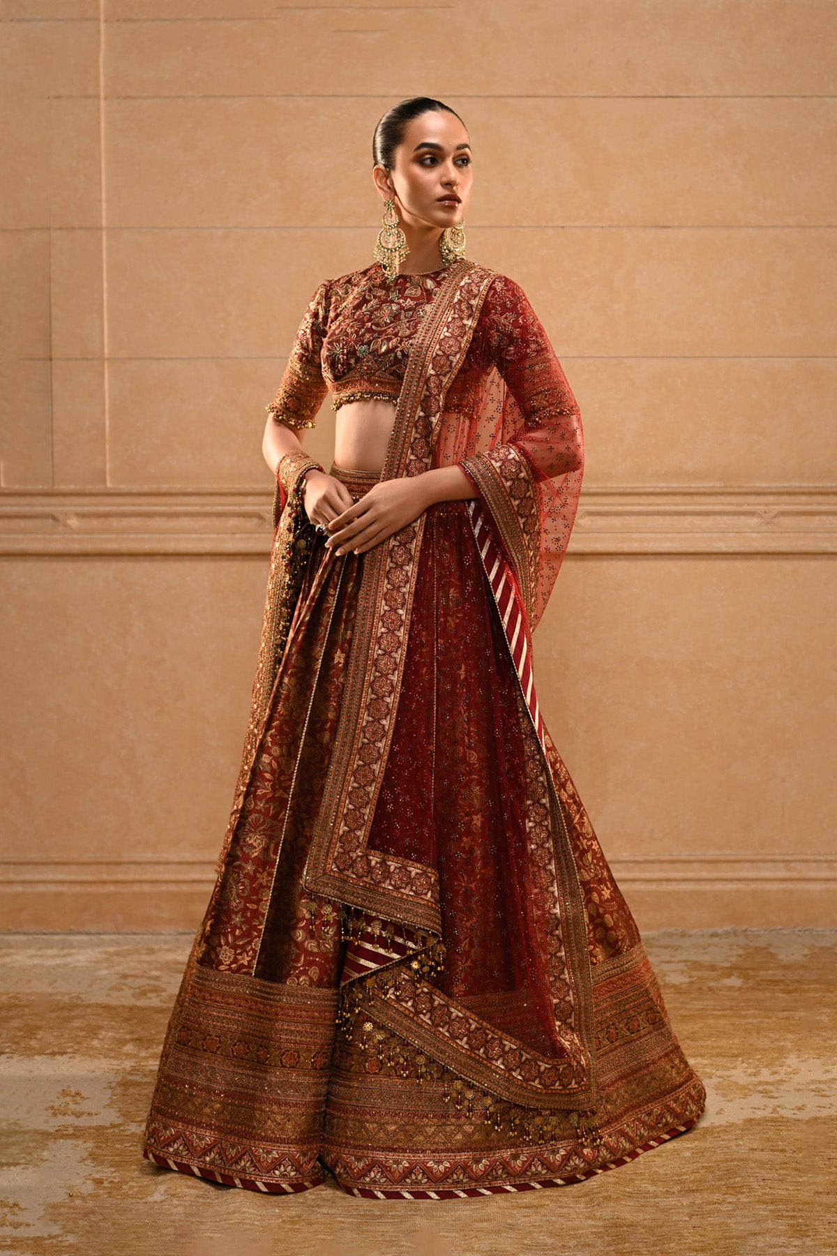 Zubeda Embroidered Lehenga