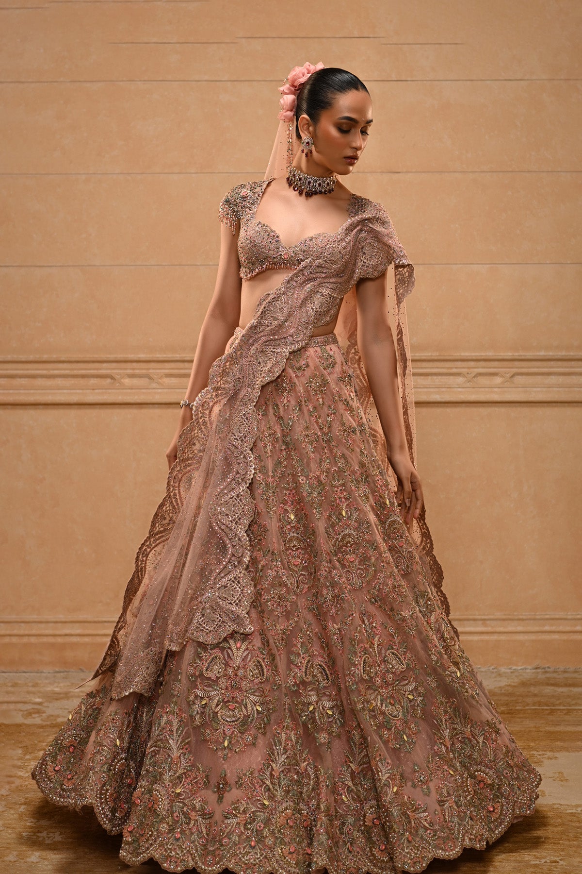 Gilded Trellis Embroidered Lehenga