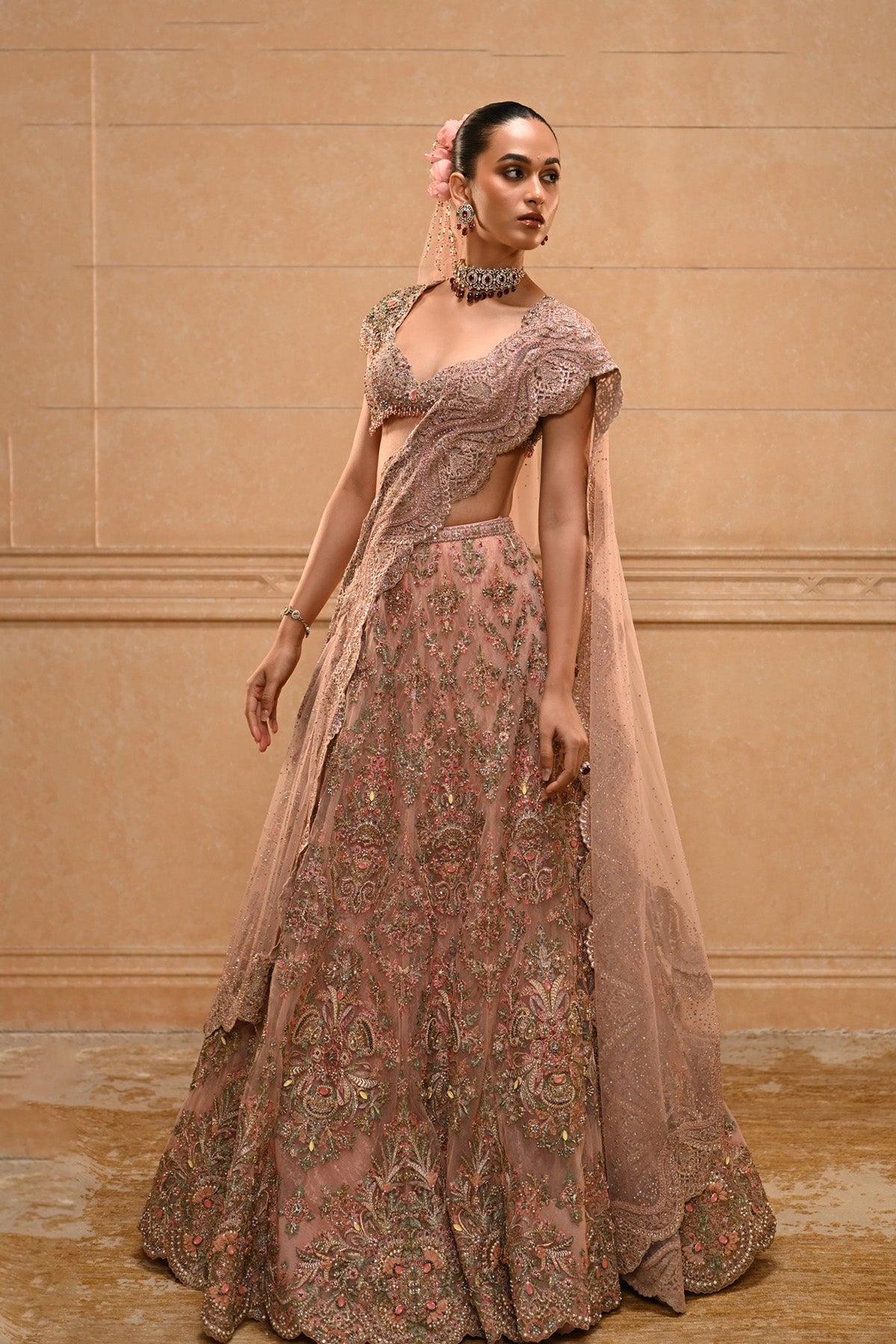 Gilded Trellis Embroidered Lehenga