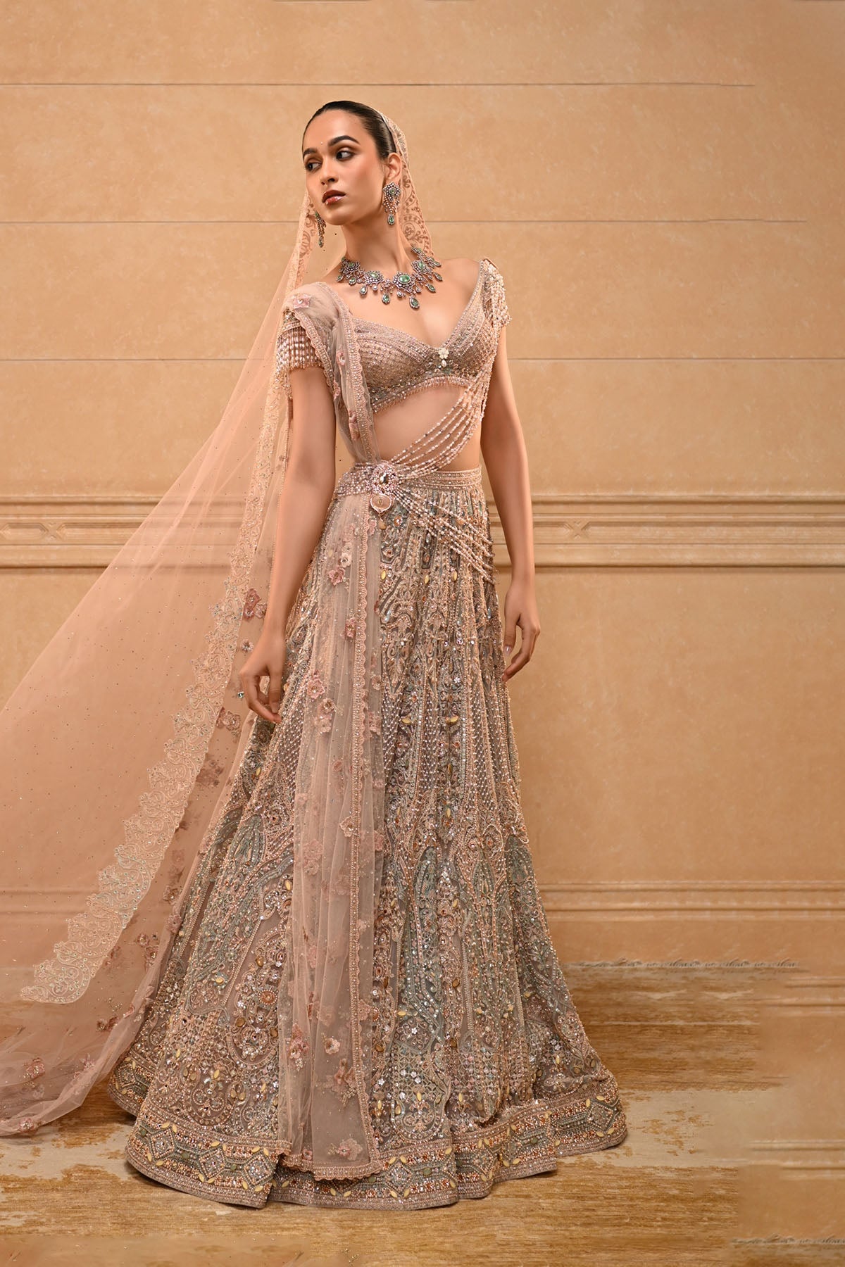 Baroque Shahi Zardozi Bridal Lehenga