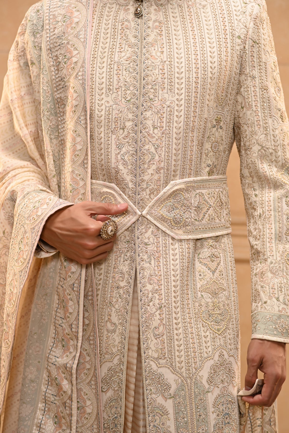 Kashida Sherwani Set