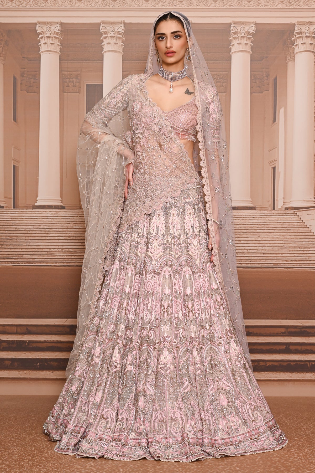 Ever Bloom Embellished Kalidar Lehenga