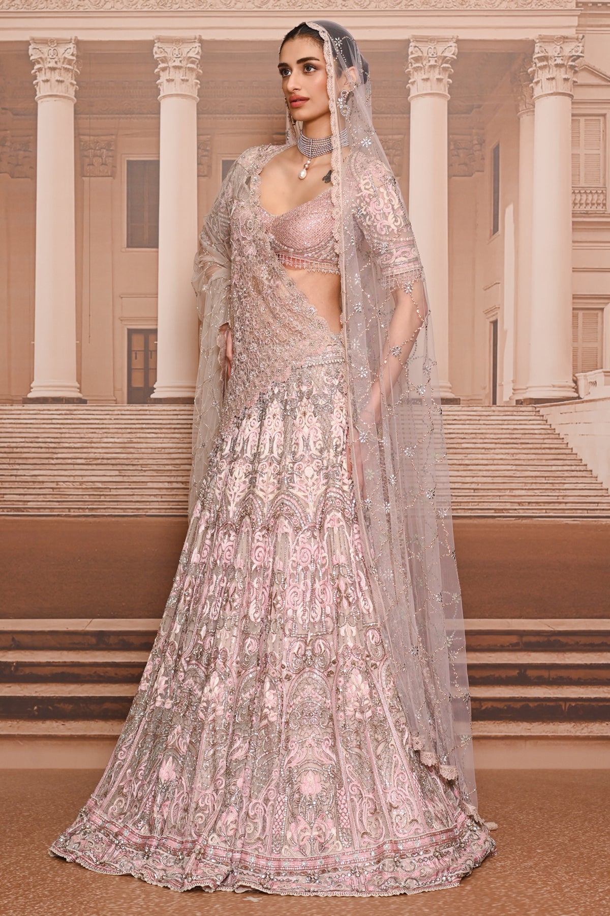 Ever Bloom Embellished Kalidar Lehenga