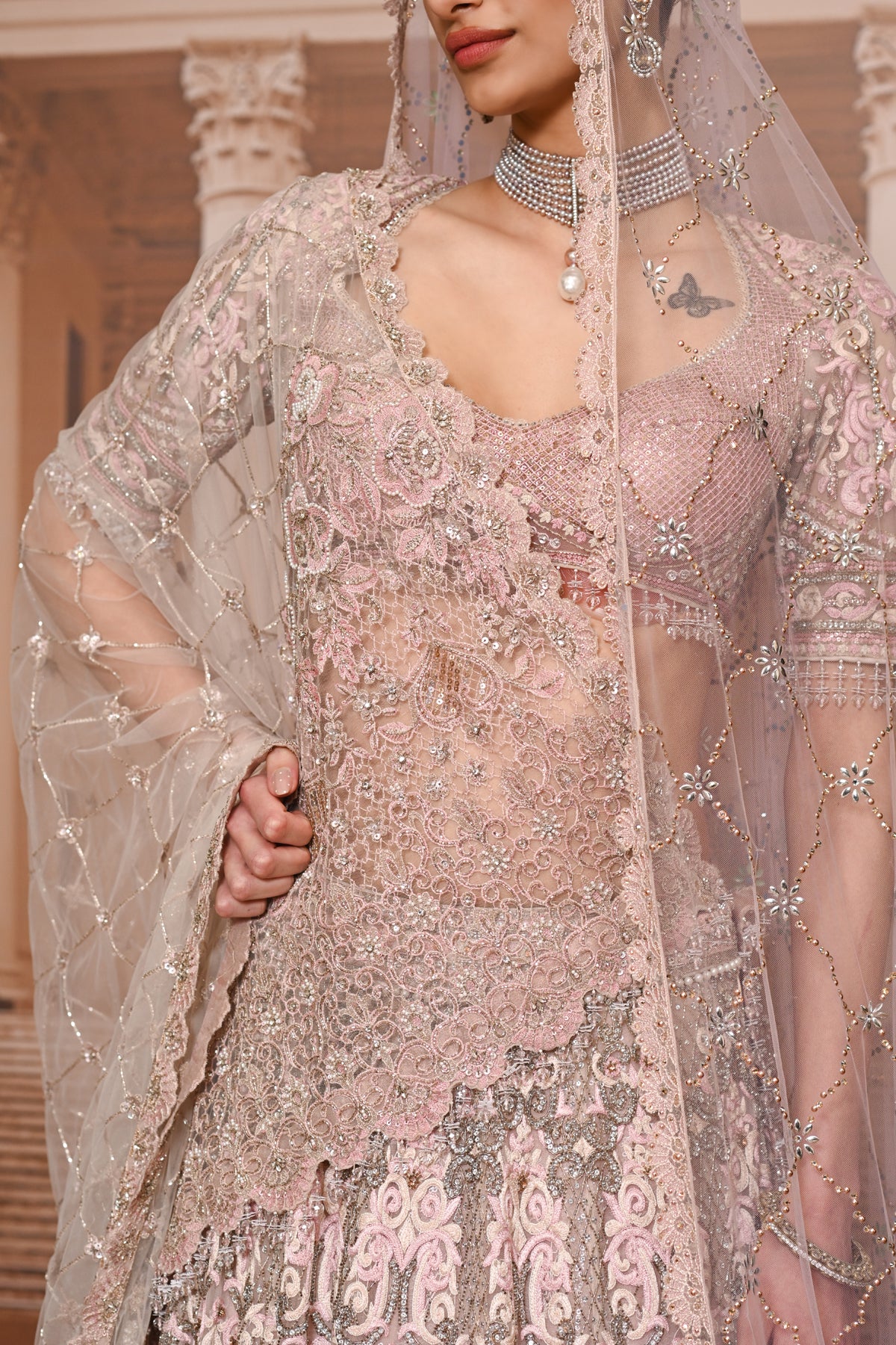 Ever Bloom Embellished Kalidar Lehenga