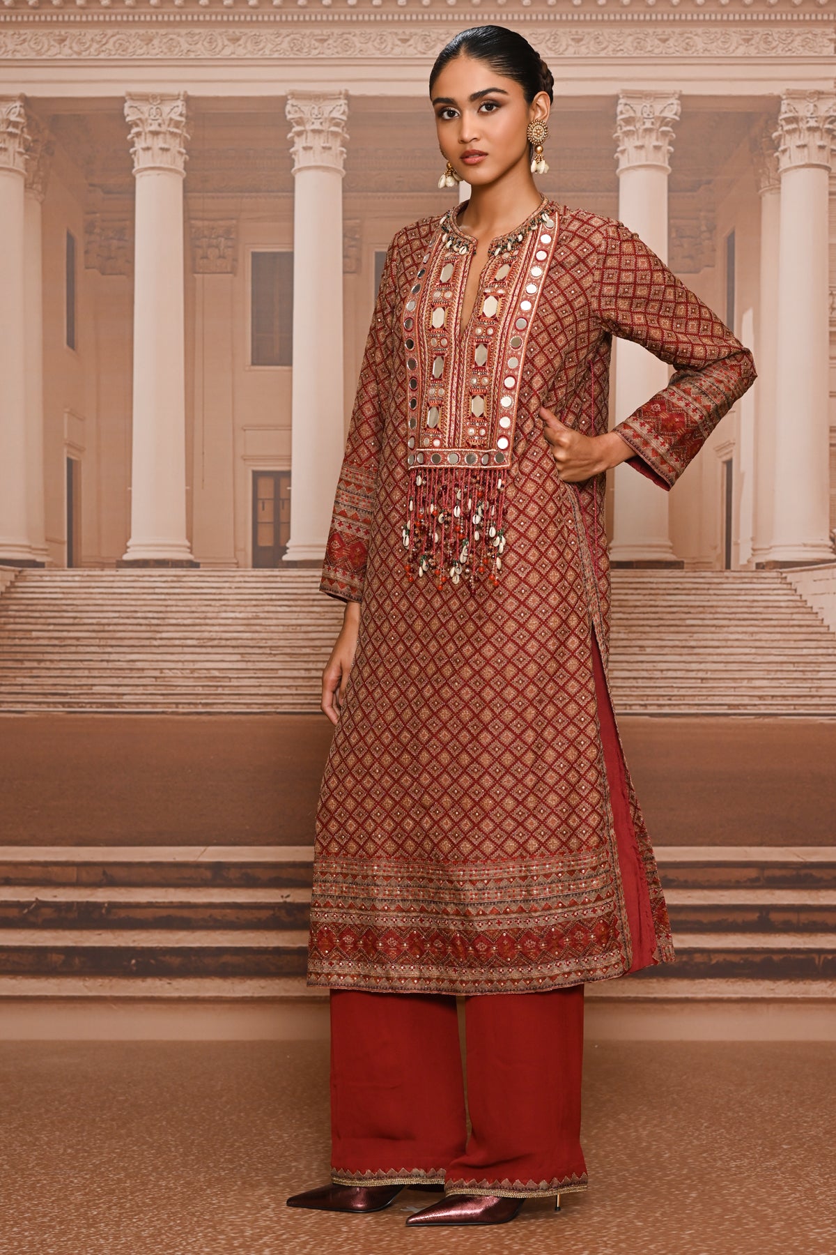 Ever Bloom Rabari Jacket Set