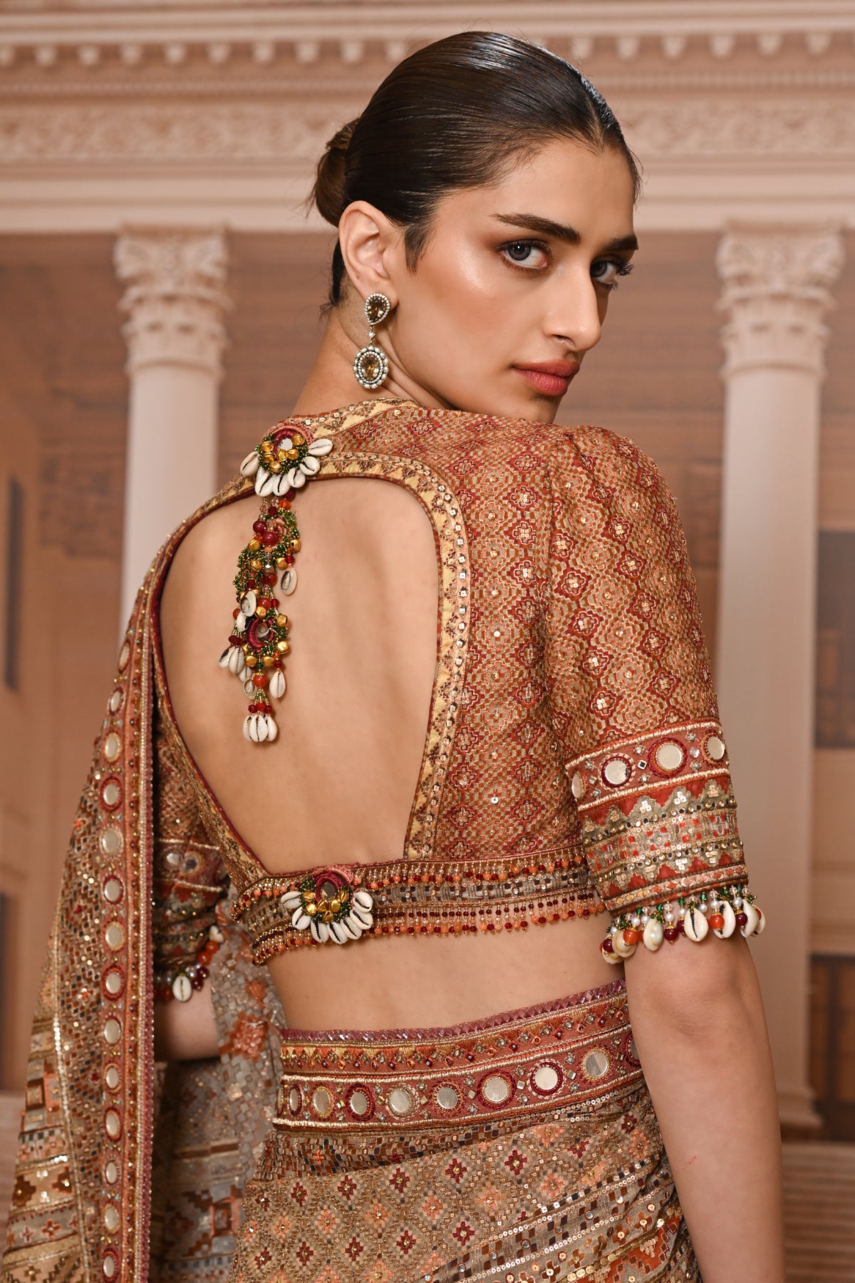 Ever Bloom Rabari Accented Saree