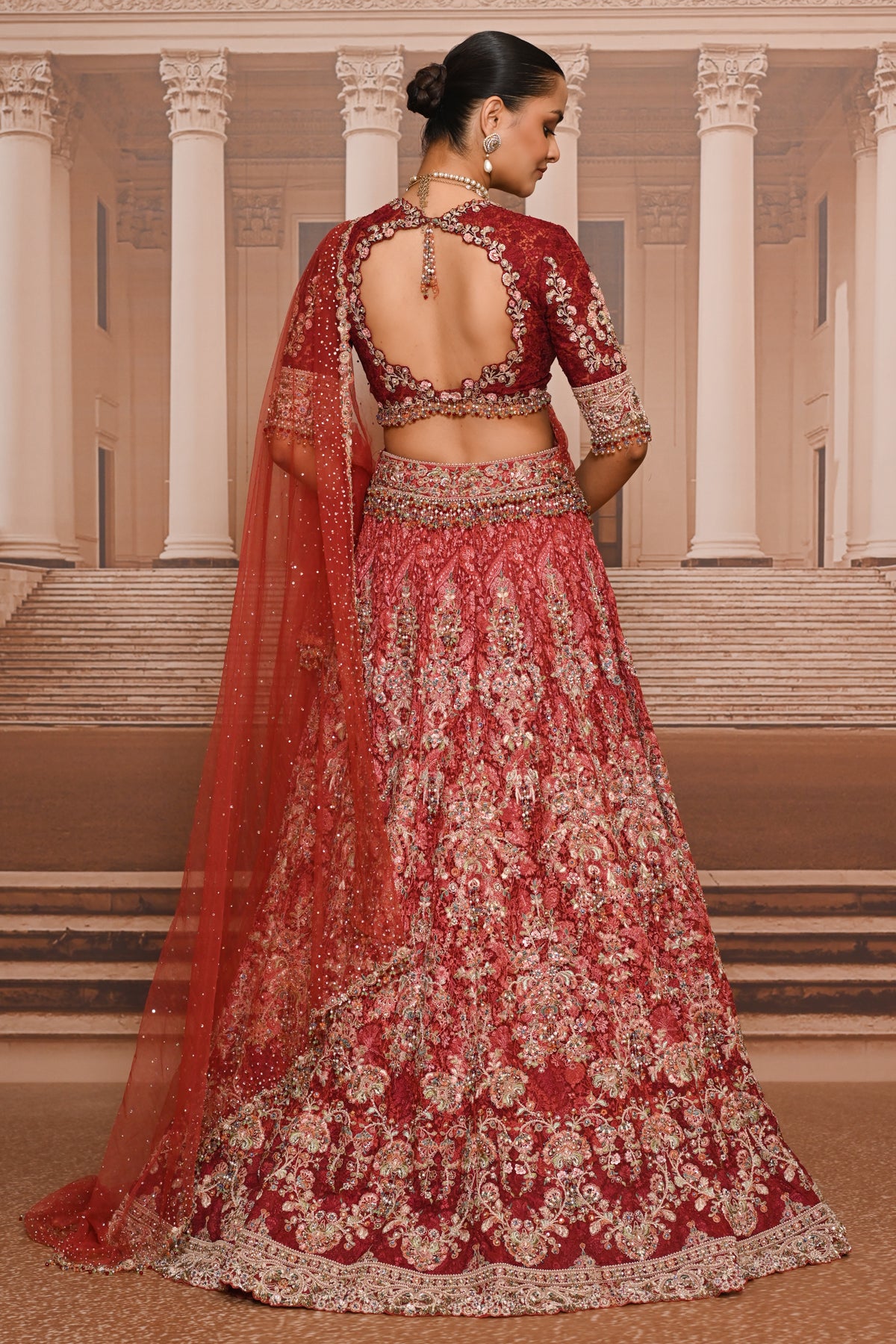 Ever Bloom Kashmiri Dori-Embroidered Lehenga