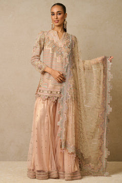 Sharara , Kurta , Dupatta