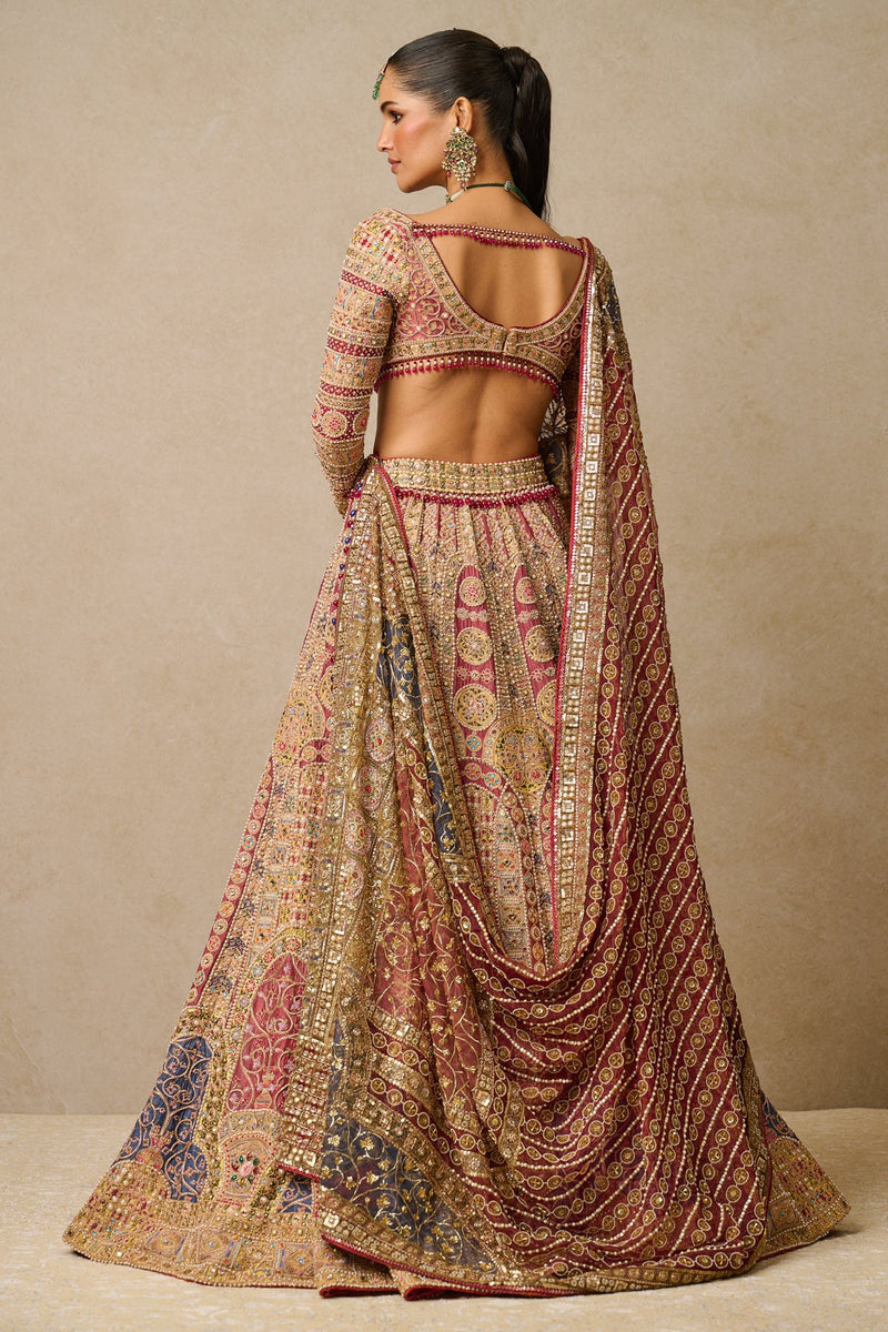 Blouse-Dupatta-Lehenga