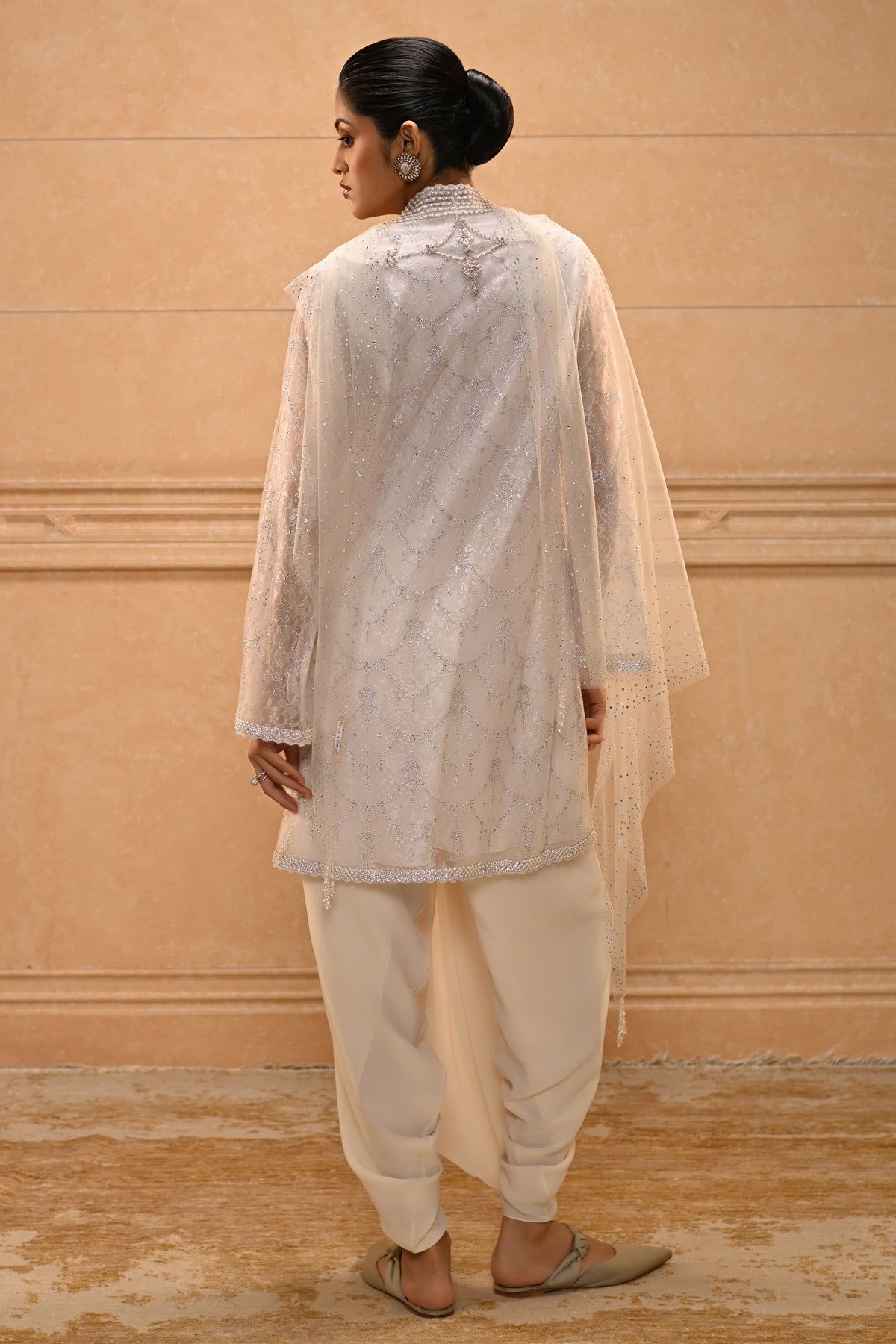 Crystal Embroidered Kurta Set